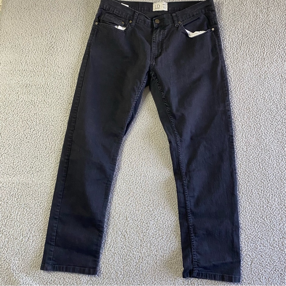 Luke & Dutch Jeans Men's 34 / 30 Slim Fit Black Jeans